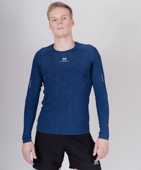Футболка Nordski Pro Cobalt с длинным рукавом