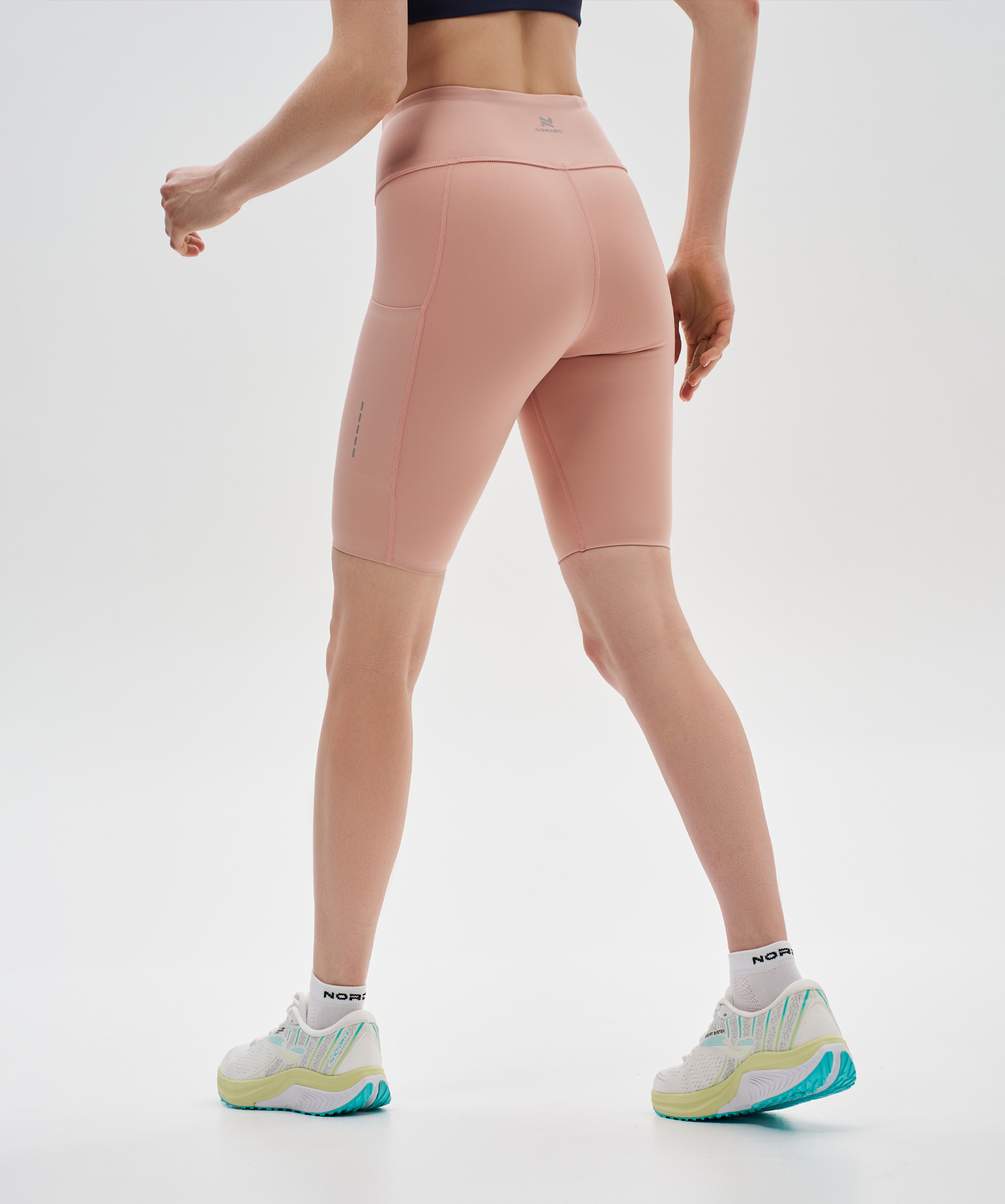 Тайтсы half Nordski Road Soft Pink W