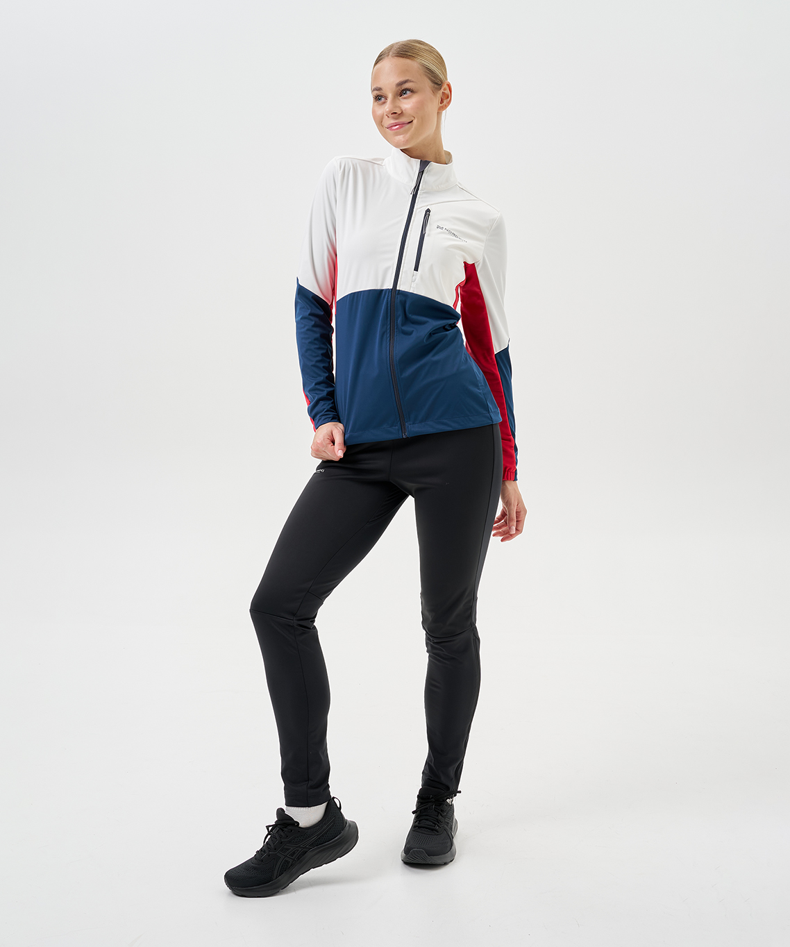 Тренировочная куртка Nordski PRO TOUR White/Deep/Red W