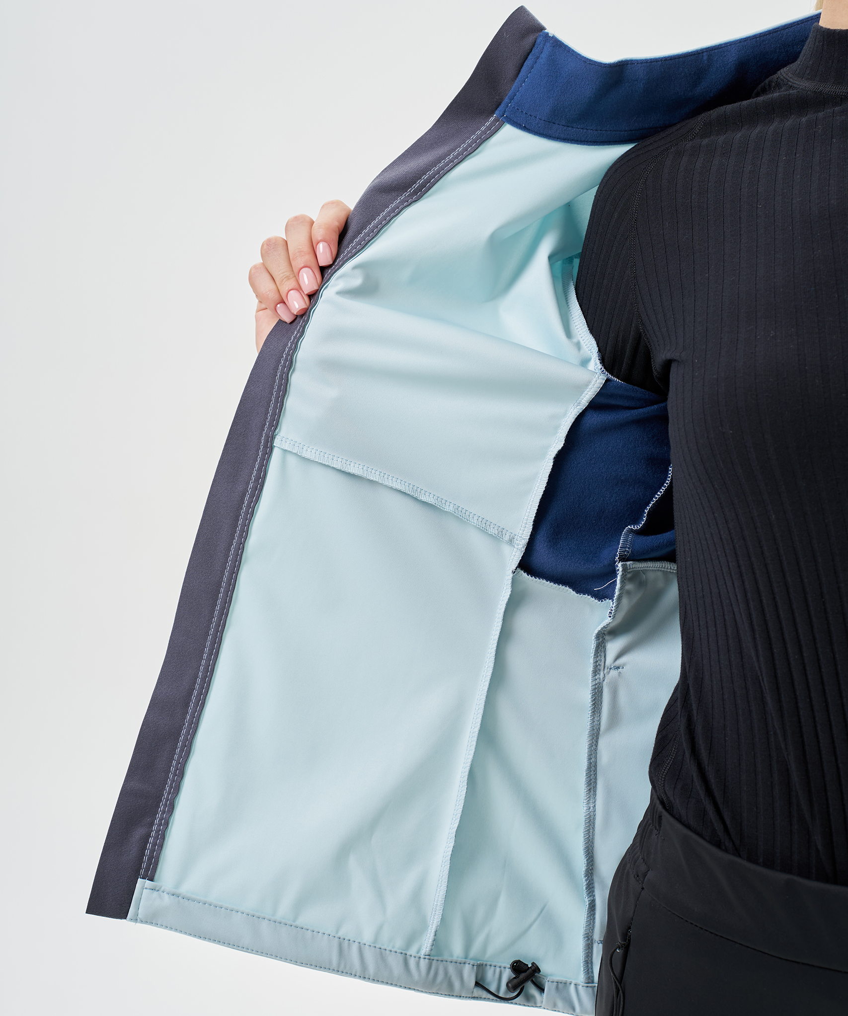 Тренировочная куртка Nordski PRO TOUR Aqua/Deep W