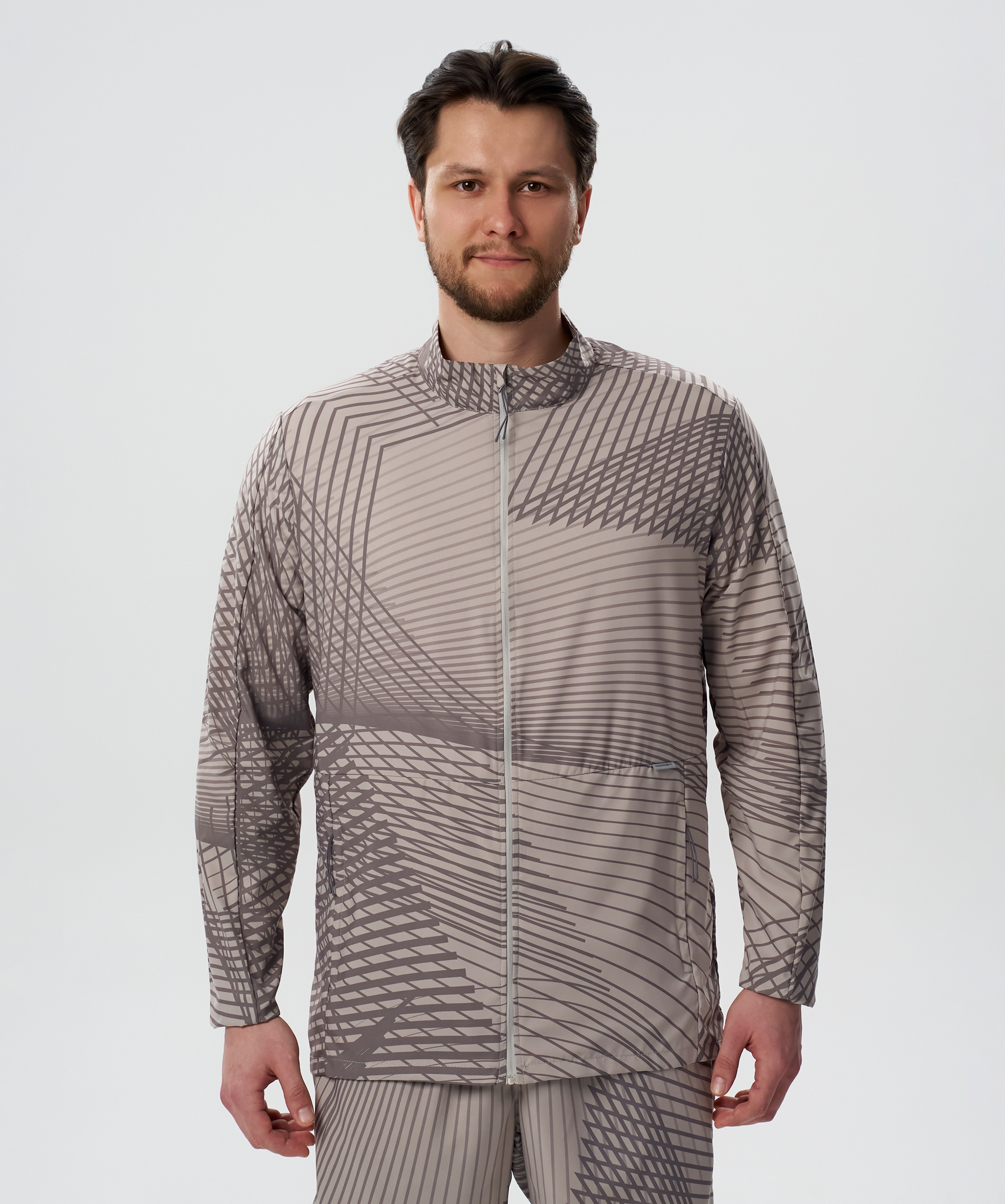 Ветровка беговая Nordski Light Cross Granite Pattern