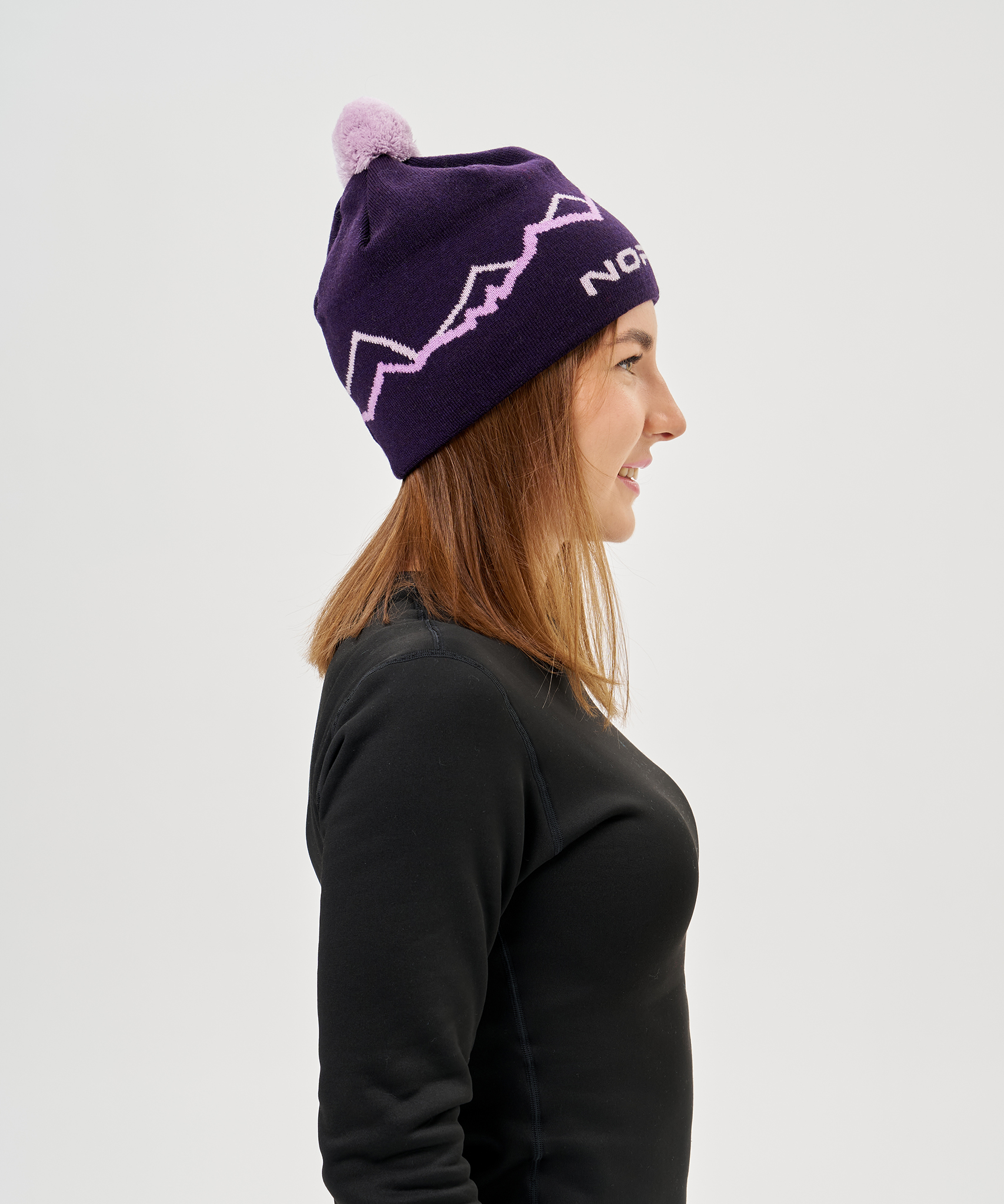 Шапка Nordski Track Plum